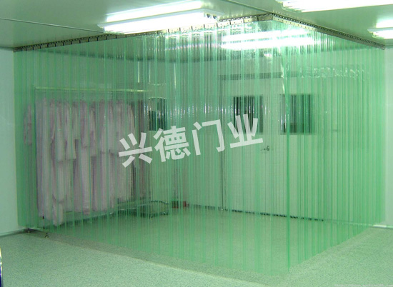 網(wǎng)格防靜電軟門(mén)簾,白色防靜電軟簾