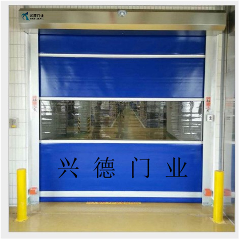 興德門眾多企業廠房選擇,只因快硬質快速門的人性化